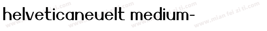 helveticaneuelt medium字体转换